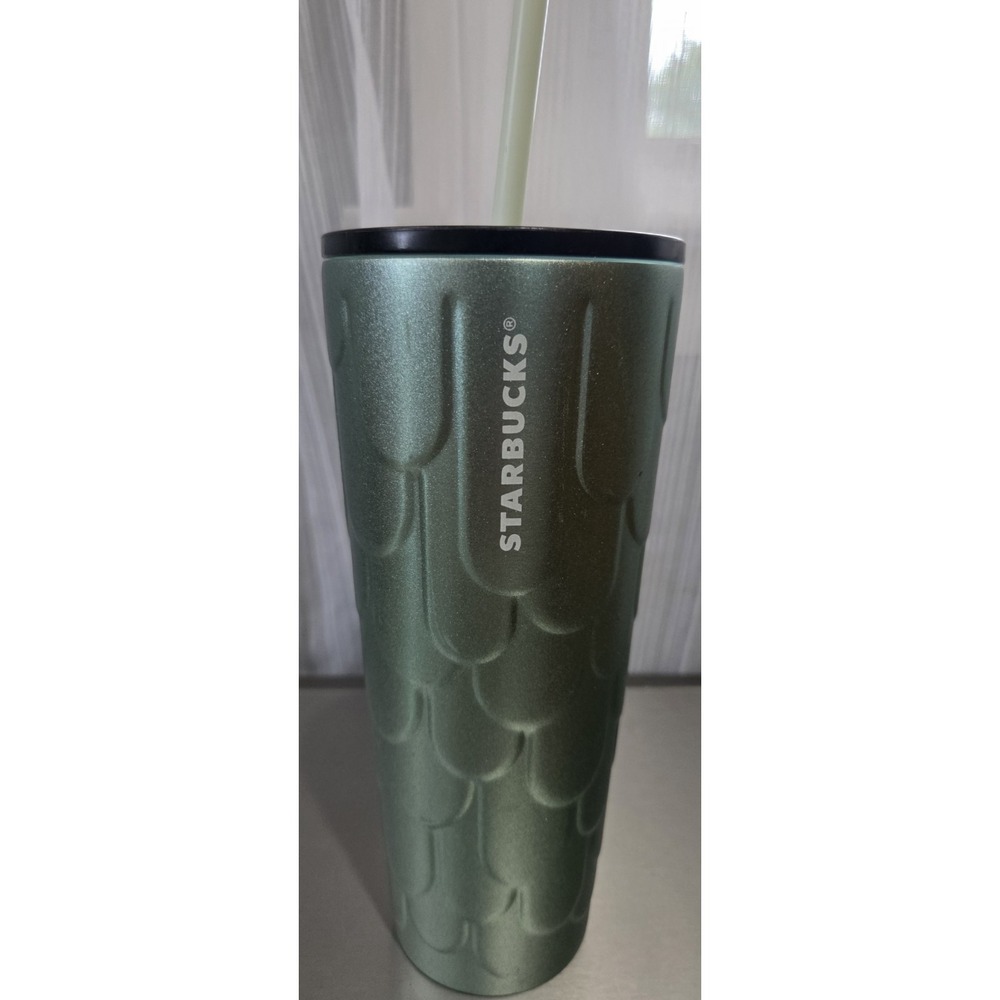 STARBUCKS Stainless Steel Mermaid Scale 24oz Hot/Cold Tumbler‎ 2022